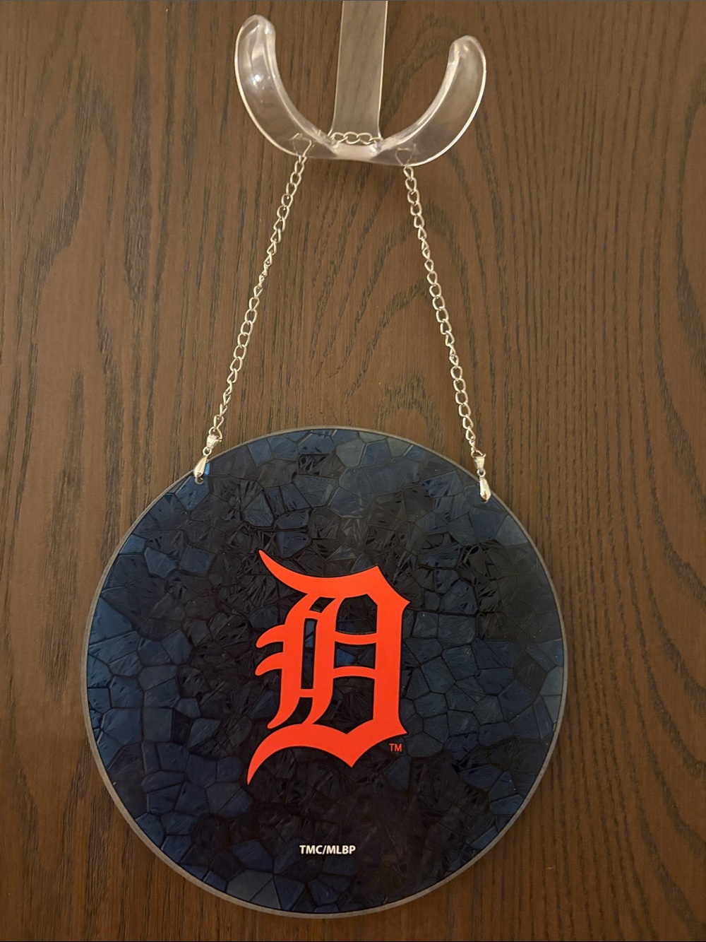 New MLB Detroit Tigers Stained Glass Window Decoration